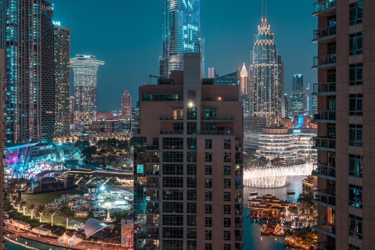 Elite Royal Apartment - Luxurious - Partial Burj Khalifa & Fountain View - Eminence Dubai Bagian luar foto